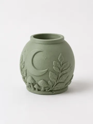 Jarrón decorativo: Forest Crescent Moon Vase — vista de referencia 5