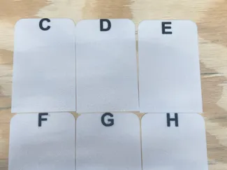 Card Dividers - Alphabet 