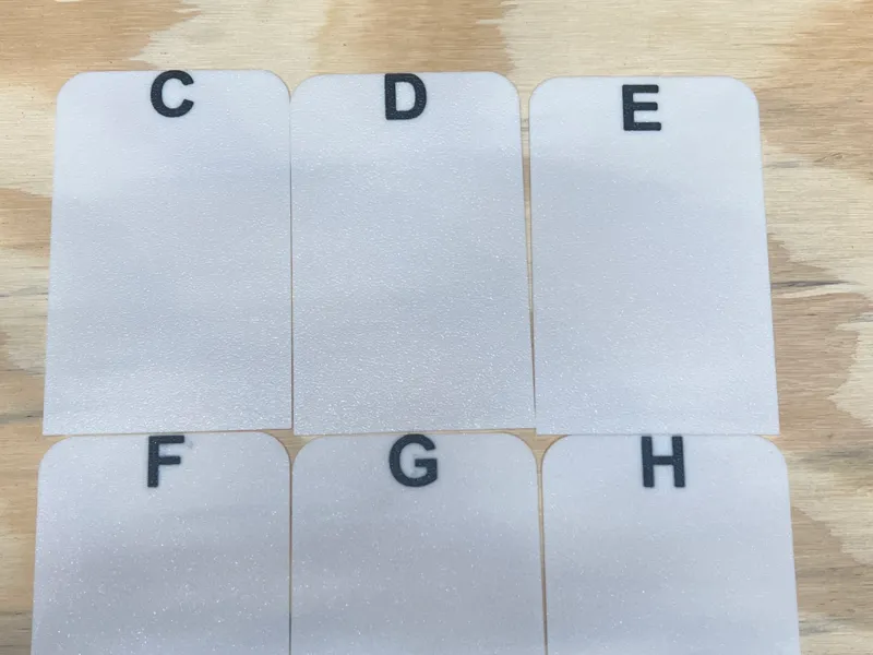 Card Dividers - Alphabet 