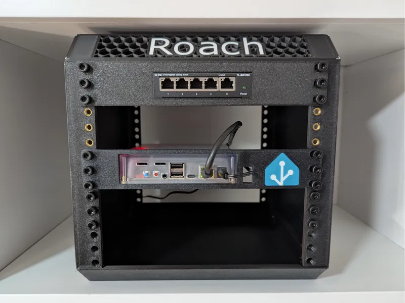 Mini Rack - Home Assistant Yellow 1U