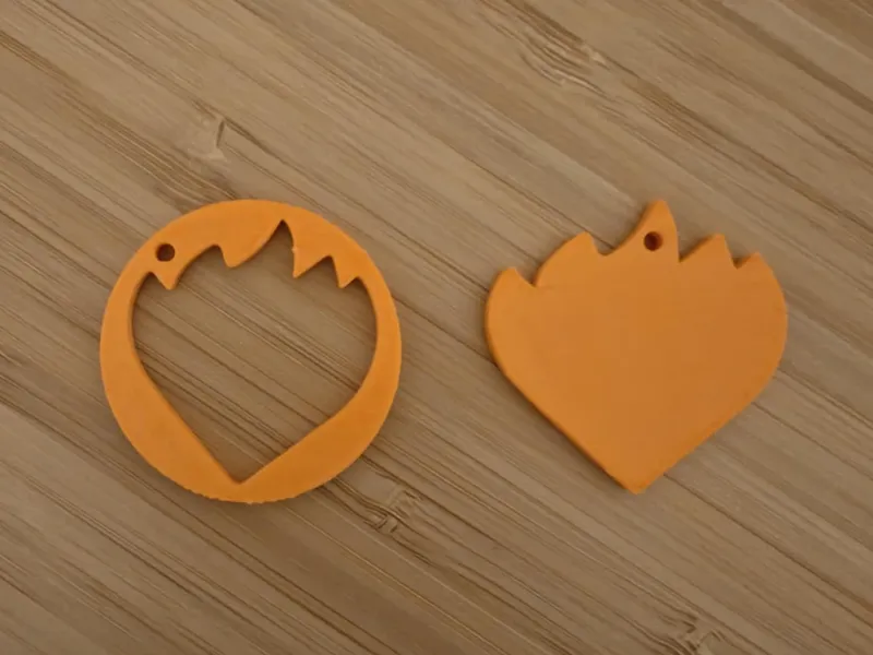 Sleutelhanger voor "De Warmste Week"