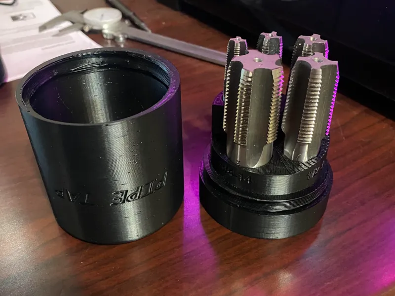pipe tap holder 