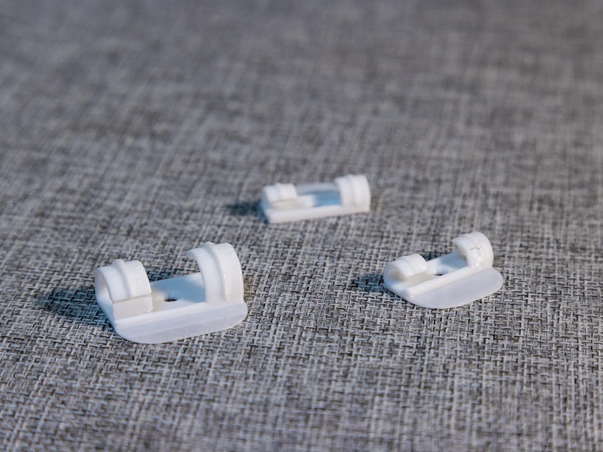 Miniatura 2 do modelo 3D 电线网线固定线卡丨免开孔丨可插踢脚板间隙丨各尺寸