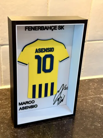 Marco decorativo: Marco Asensio - Fenerbahçe - Jersey Frame — vista de referencia 3