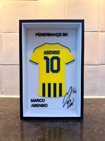 Marco decorativo: Marco Asensio - Fenerbahçe - Jersey Frame — vista de referencia 2