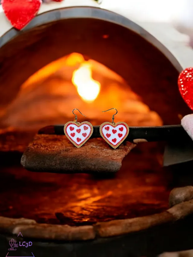 I love pizza earrings