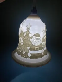 Cloche de Noël décorative Père Noël — photo 3