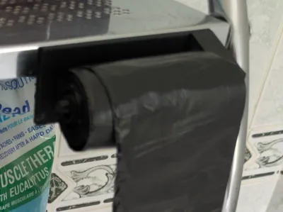 Cat Dog Poop Bag Roll Holder Dispenser