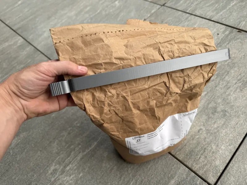 Klemme für grosse Beutel - 30 cm Klemme