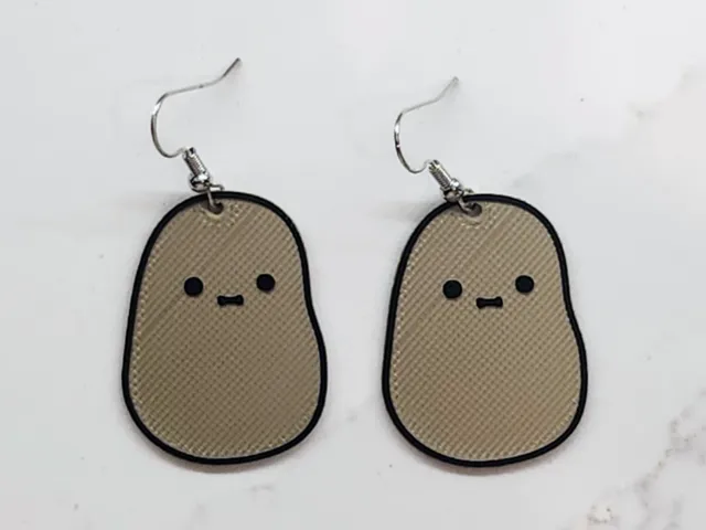 Potato Earrings