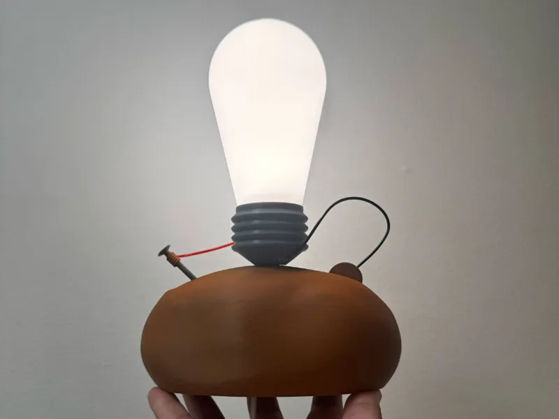 Potato-Powered Lamp