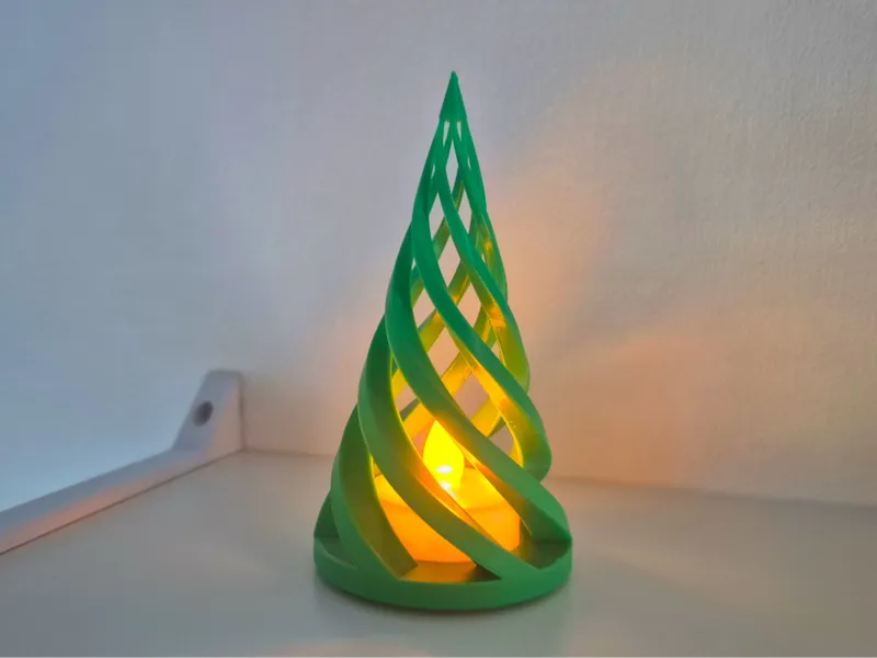 Spiral tree (for LED tea light)