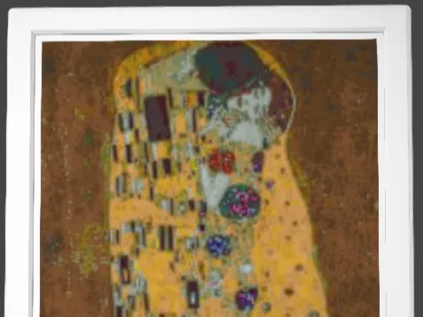 Litofania Bacio di Klimt
