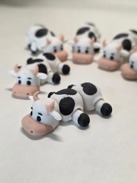 Little articulated Cow view 4