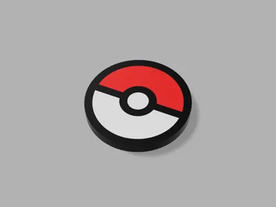 Pokemon Pokeball Coin TCG Token Marker