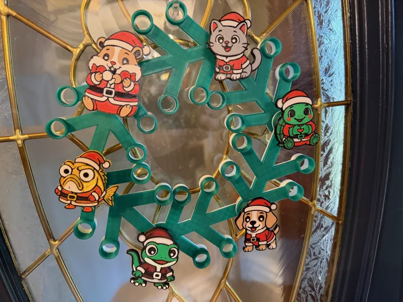 Christmas Pets addon for Brick Wreath
