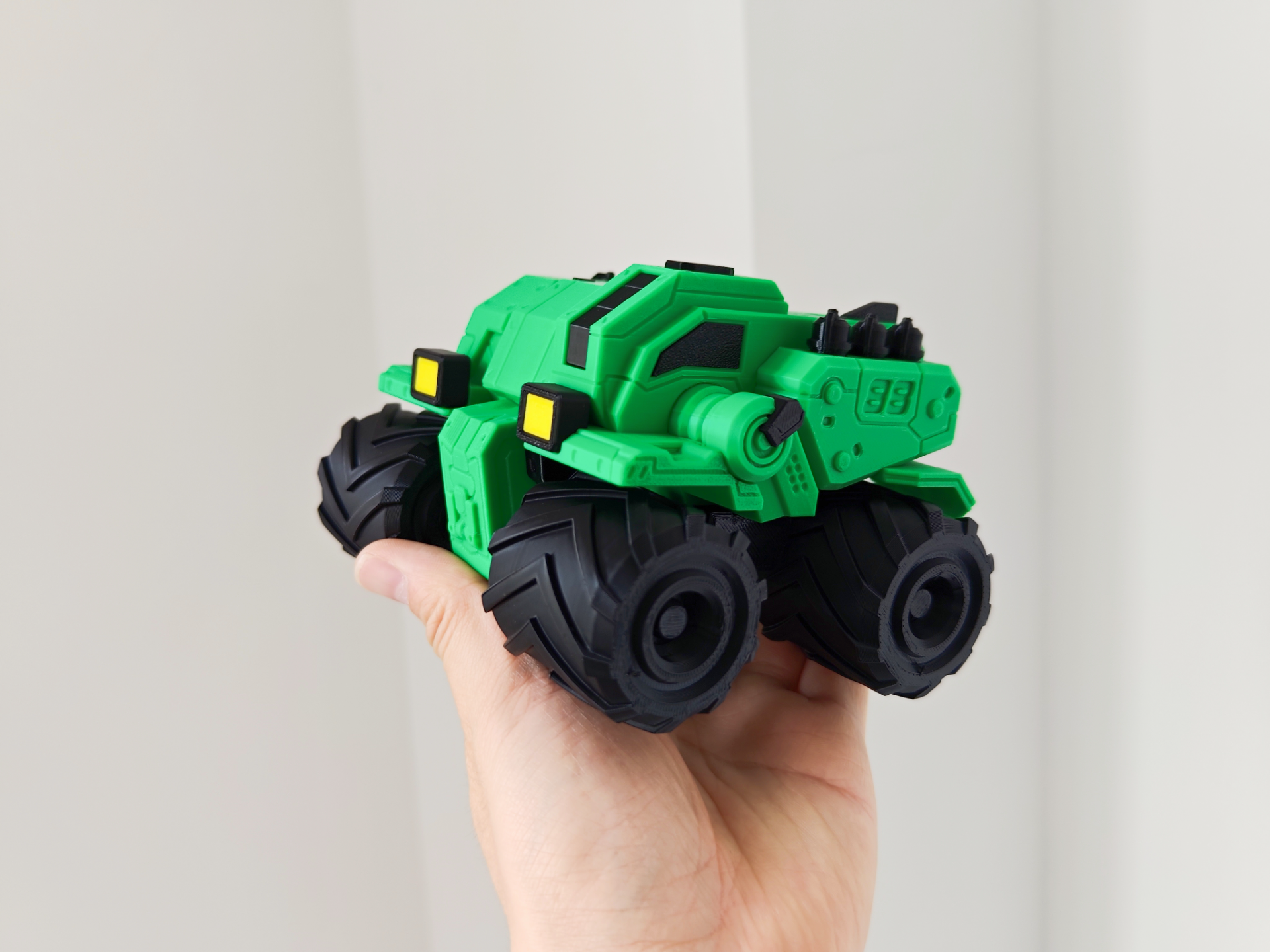 Miniatura 1 do modelo 3D 空间探索车 拼装模型