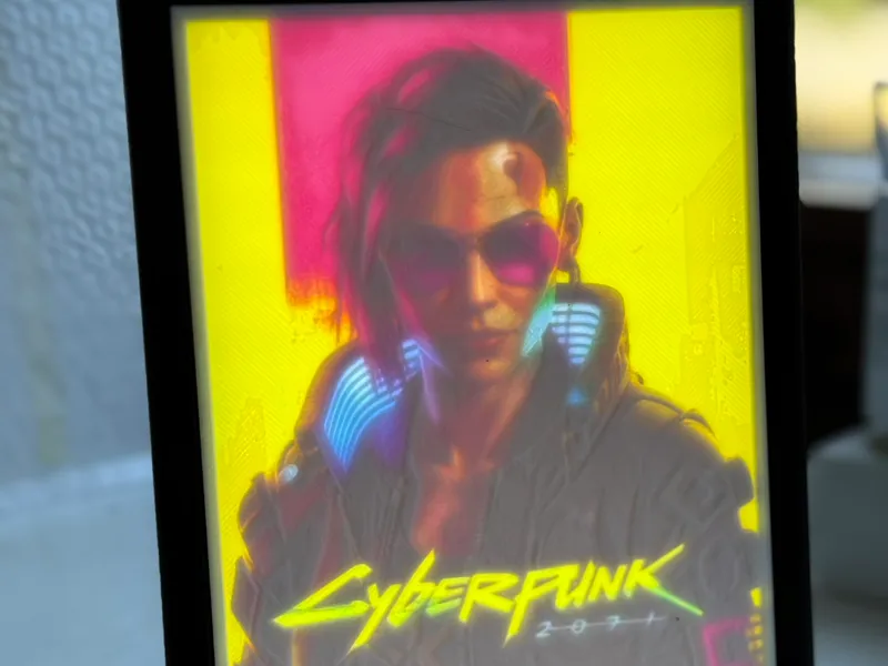 CyberPunk 2077 Woman Lithophane
