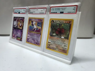 2 and 3 Card Graded and Top Loader Display Stand