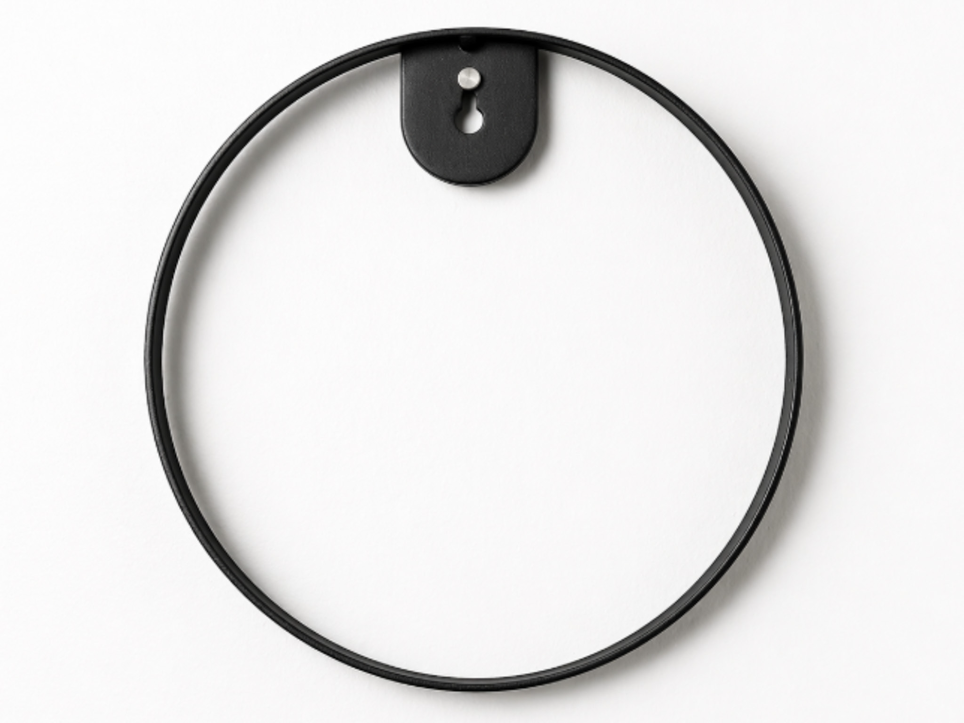 Round Lightbox Lens Display Frame Wall Mount
