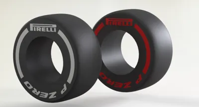 F1 Slick Tyre - Keychain