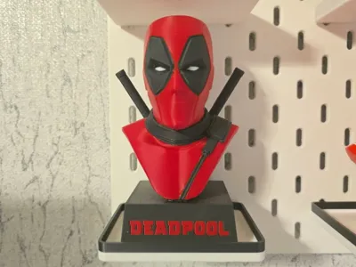 Deadpool Figure on Stand/Base