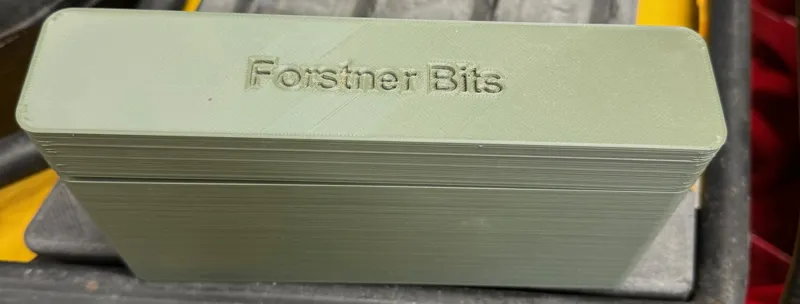 Forstner Bit Case