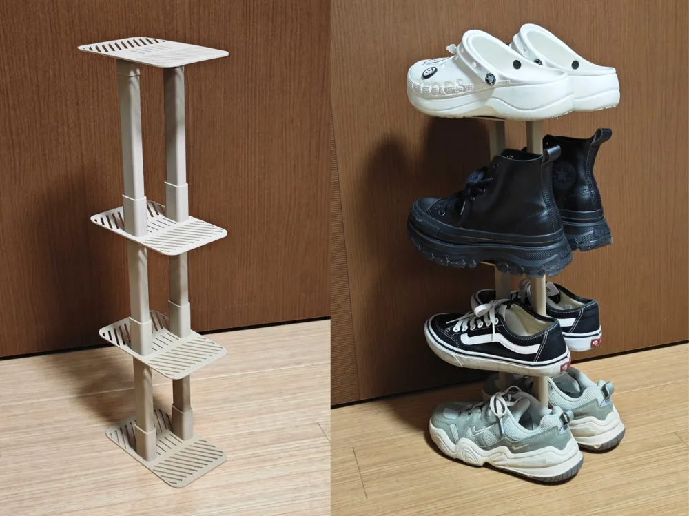 Miniature Shoe Rack by Gogo_studio MakerWorld: Download Free 3D Models