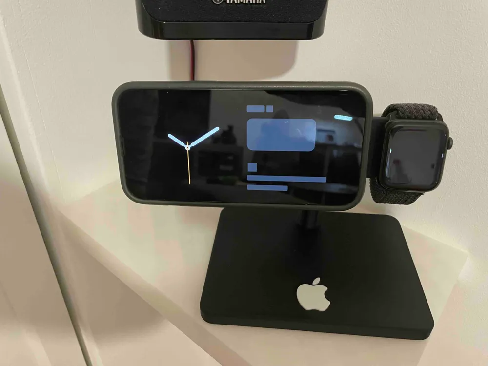 Magsafe charger stand for iPhone and Apple Watch - Free 3D Print Model ...