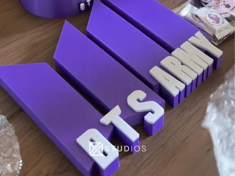 Accesorio para impresora 3D: BTS ARMY LOGO - NO AMS — referencia de MakerWorld