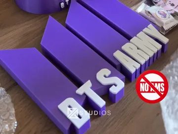 Accesorio para impresora 3D: BTS ARMY LOGO - NO AMS — vista de referencia 2
