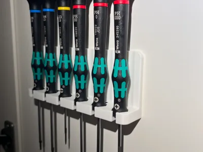 wera kraftform screwdriver wall hanger