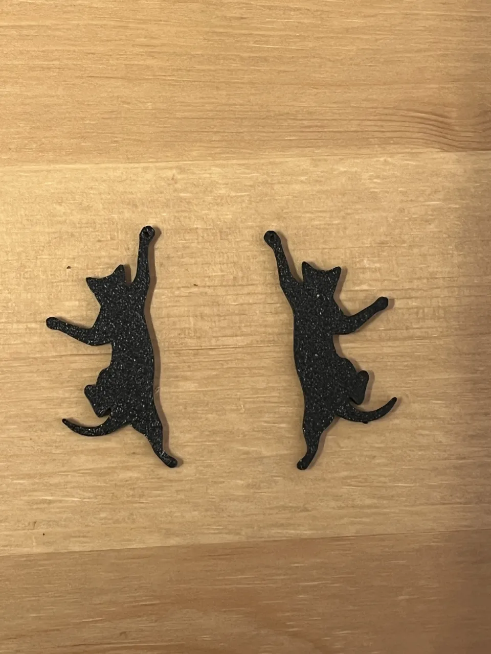 cat earrings view 2