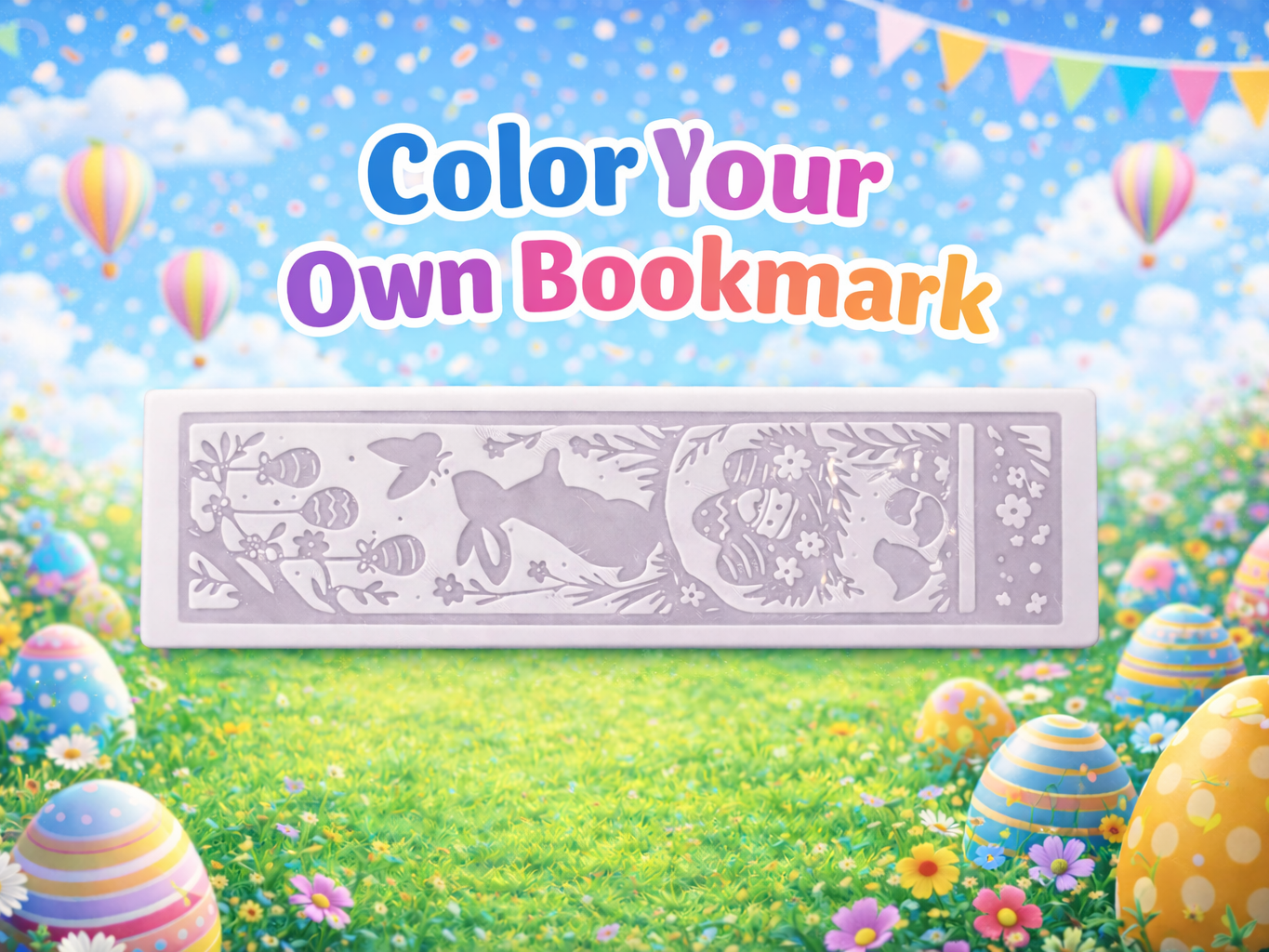 Easter Bookmark - Color Your Own