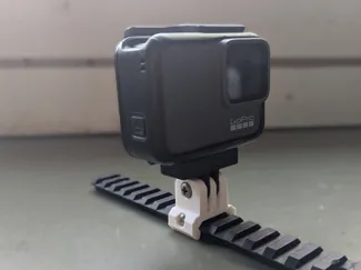 pic rail gopro mount