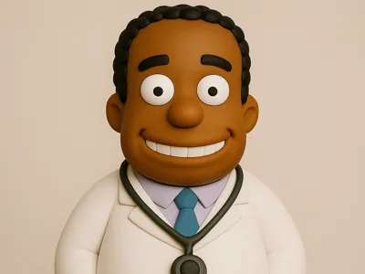 Dr. Hibbert - The Simpsons - Adorable Model