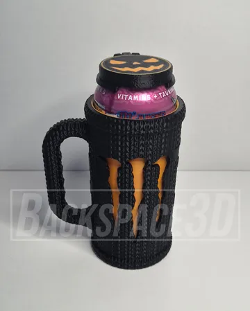 Tapa o cubierta: Crochet Monster Can Holder with Lid (No Supports) — vista de referencia 5
