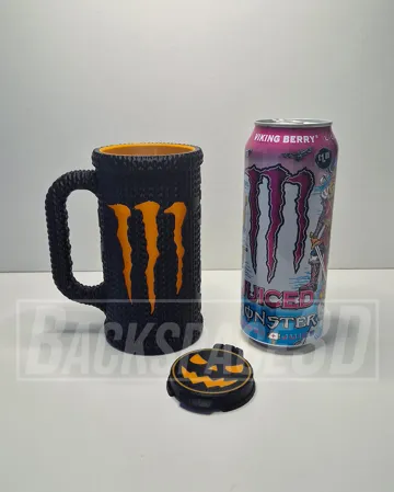 Tapa o cubierta: Crochet Monster Can Holder with Lid (No Supports) — vista de referencia 2
