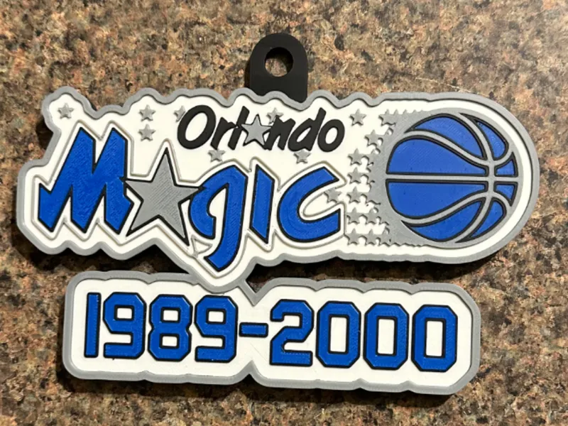 Orlando Magic Oversized Logo - 1989-2000