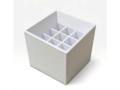 Minimalist Vertical Pen Holder (80mm Square)
