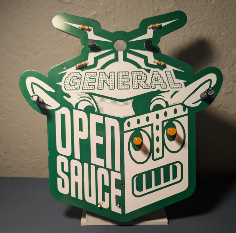 Open Sauce Badge Stand