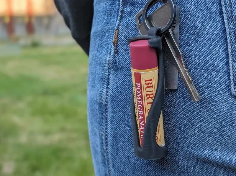 Chapstick Keychain Holder