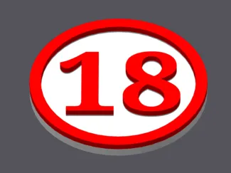 18 Birthday Cart Coin, 18er Einkaufswagenchip