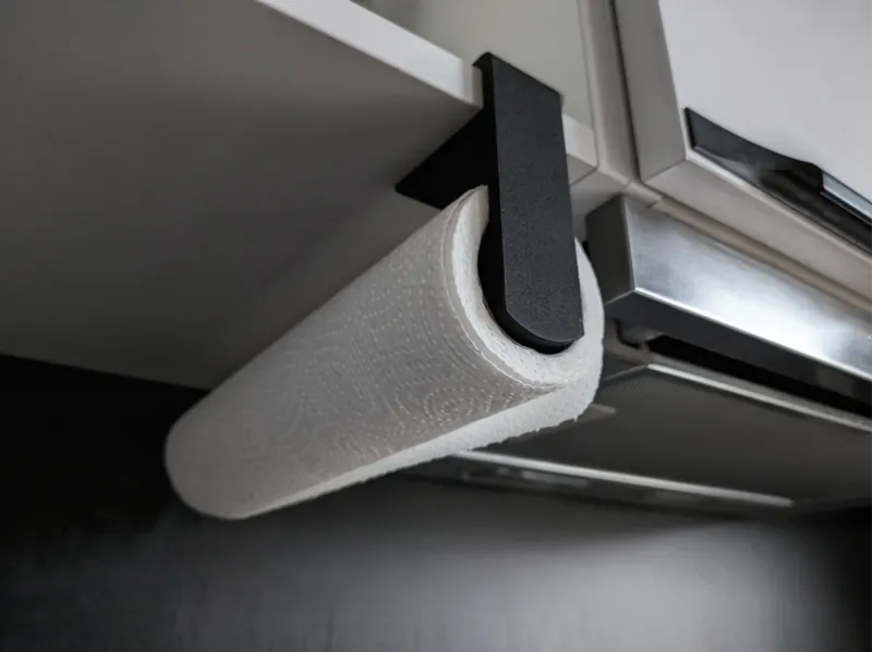 Parametric Kitchen Roll Holder – No Screws/Glue