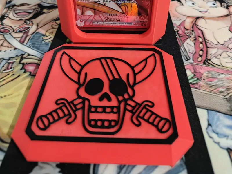 Shanks Red Hair Pirates One Piece TCG Deckbox