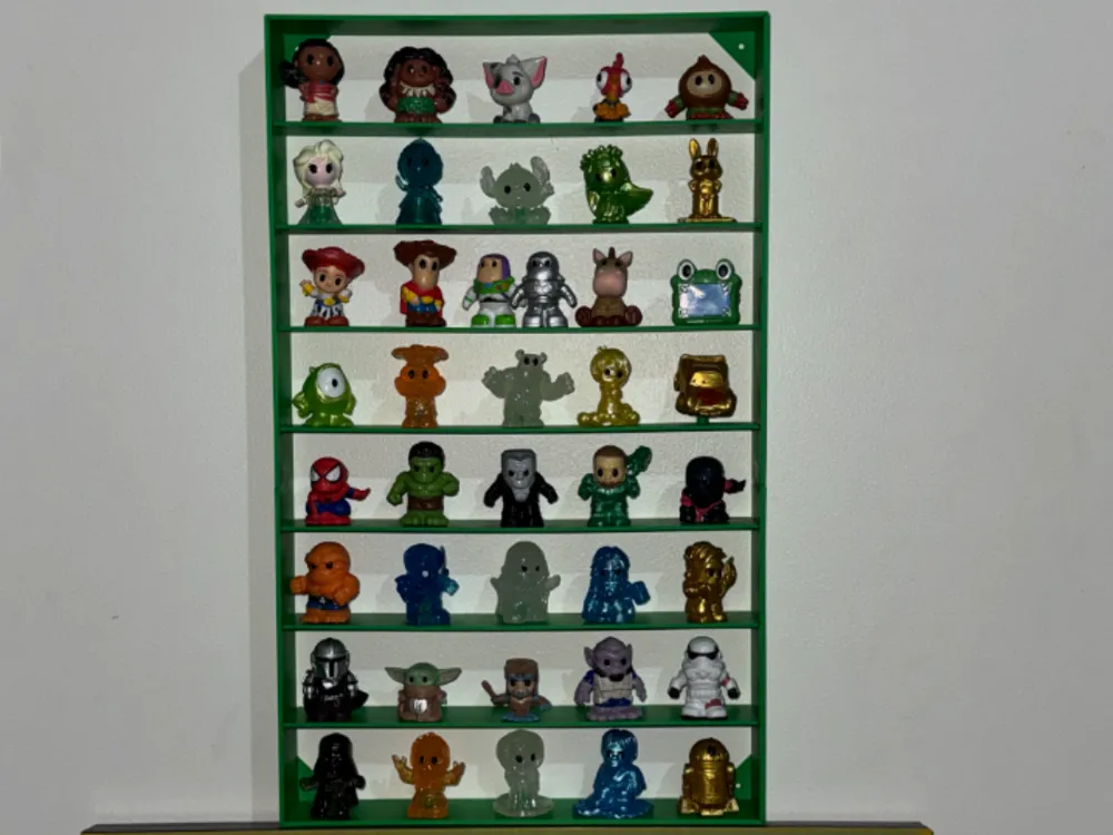 Soporte: Disney Ooshie Collector Wall Rack. Referencia del modelo original.