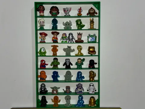 Soporte: Disney Ooshie Collector Wall Rack — referencia de MakerWorld