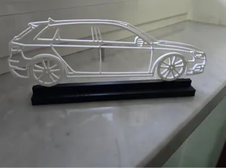 base silhouette audi a3