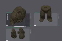 Bigfoot, figurine texturée — photo 4