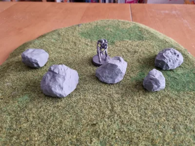 Mini Rocks Scatter Image Realistic Rock Scatter – Diorama & Wargame Ready by Tresor3D - MakerWorld